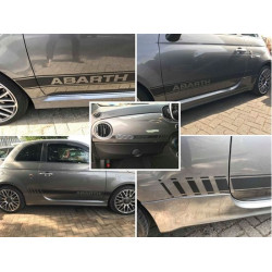 Fiat 500 / 595 Abarth CARBON FIBRE ADESIVOS