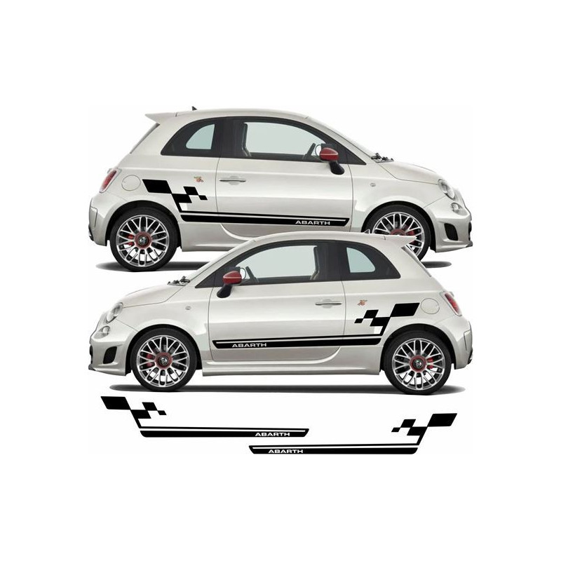 Fiat 500 / 595 Abarth Carbon ADESIVOS
