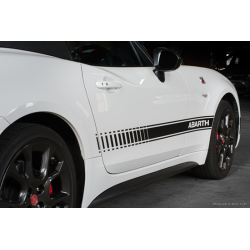 Fiat 124 Spider Abarth side stripes ADHESIVOS