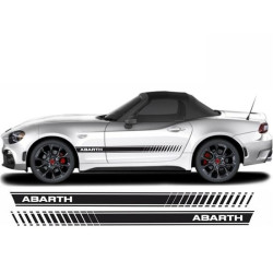 Fiat 124 Spider Abarth side stripes AUTOCOLLANT