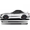 Fiat 124 Spider Abarth side stripes DECALS