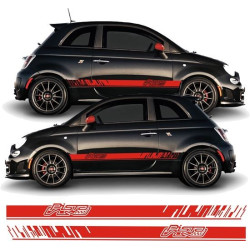Fiat 500 / 595 Abarth side stripes ADESIVOS