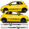 Fiat 500 / 595 Abarth side stripes ADHESIVOS
