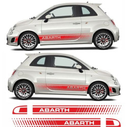 Fiat 500-595 ABARTH Stripes AUFKLEBER