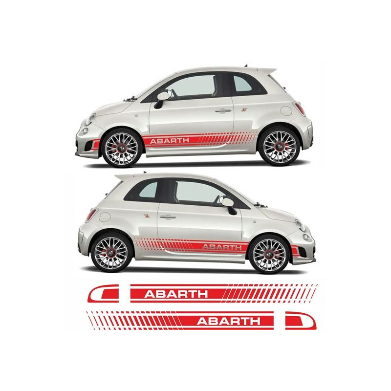 Fiat 500-595 ABARTH Stripes AUFKLEBER