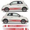 Fiat 500-595 ABARTH Stripes AUFKLEBER
