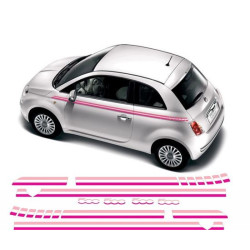 Fiat 500 ABARTH Stripes DECALS