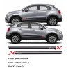 Fiat 500X ABARTH Stripes DECALS