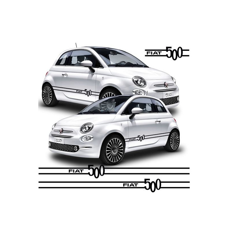 Fiat 500 ABARTH Stripes ADHESIVOS