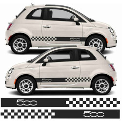 Fiat 500 ABARTH Stripes AUTOCOLLANT