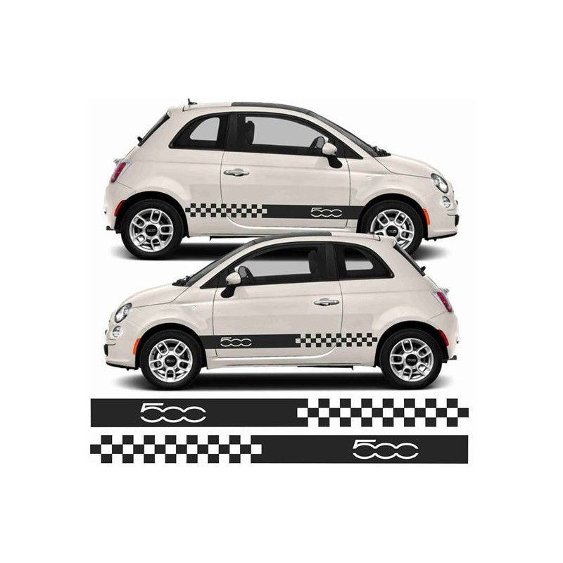 Fiat 500 ABARTH Stripes ADESIVOS