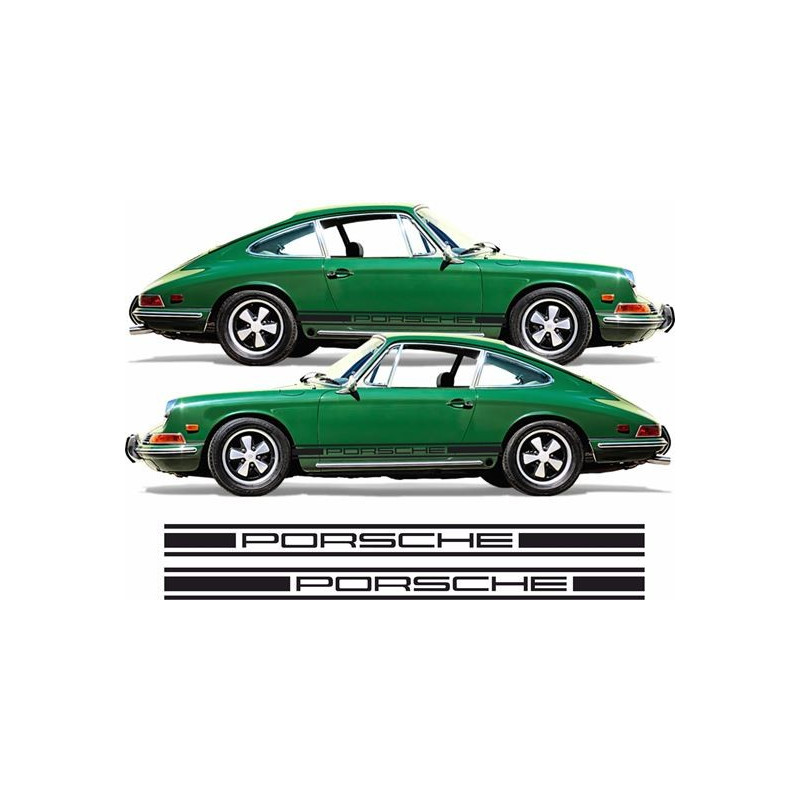 PORSCHE 911-911S-911T-911L Classic side Stripes DECALS