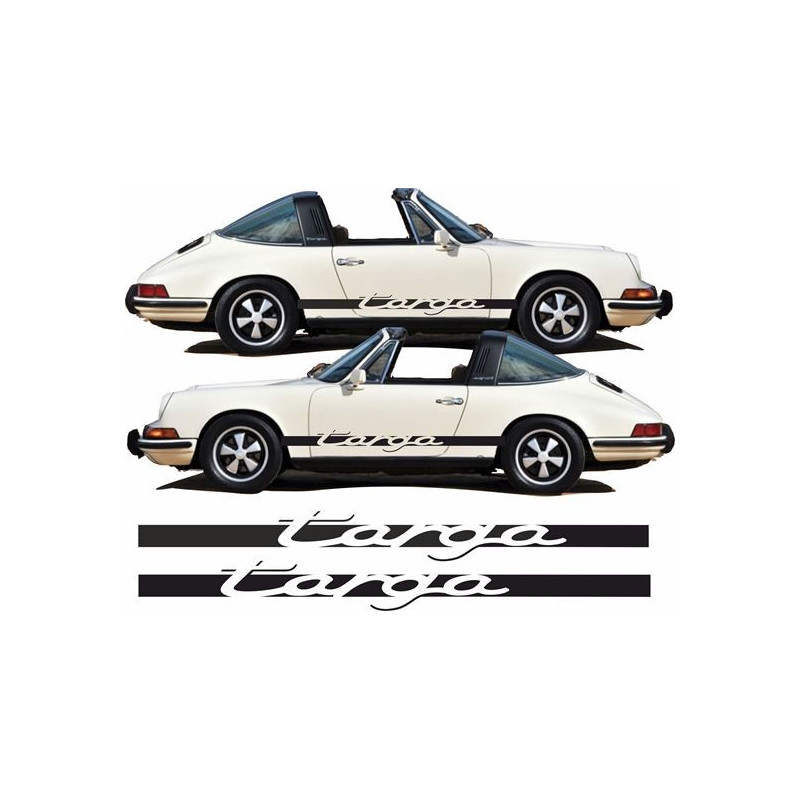 PORSCHE 911 TARGA CARRERA side Stripes DECALS