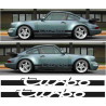 PORSCHE 911 TURBO side Stripes ADHESIVOS
