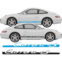 PORSCHE 911-996 Carrera 4S side Stripes AUTOCOLLANT