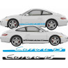 PORSCHE 911-996 Carrera 4S side Stripes ADHESIVOS