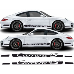 Porsche 911-997 Carrera 4S side Stripes AUTOCOLLANT