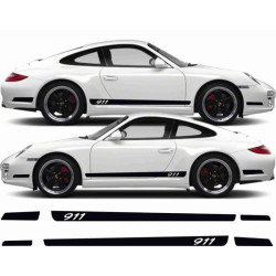 Porsche 911-997 side Stripes AUFKLEBER