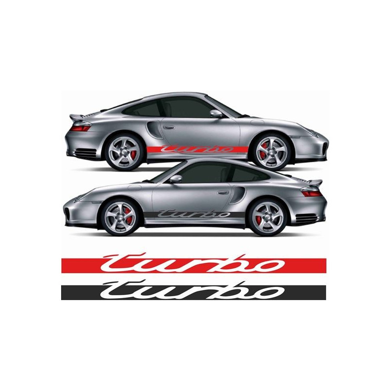 Porsche 911 / S / 996 turbo side Stripes ADESIVI