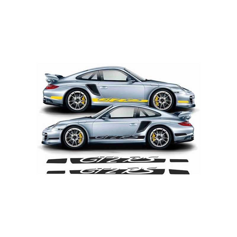 Porsche 911 /997 GT2 RS side Stripes AUFKLEBER