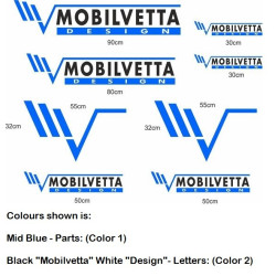 Caravan Mobilvetta Design panel Adhesivo