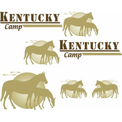 Caravan Kentucky Camp panel Adhesivo