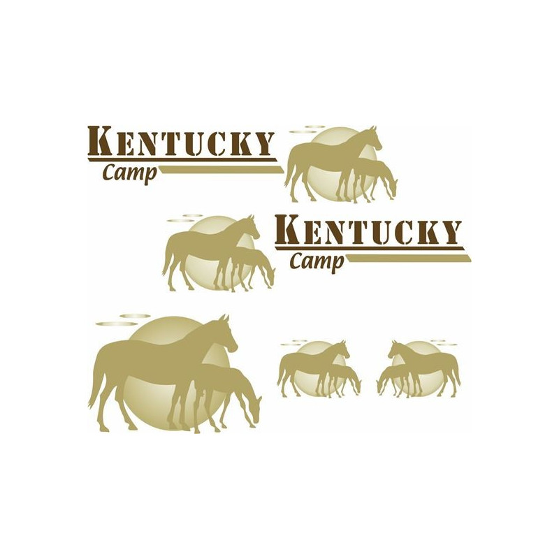 Caravan Kentucky Camp panel AUFKLEBER