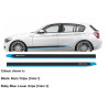 BMW 1 Series F20 M sport Side Stripes Adhesivo