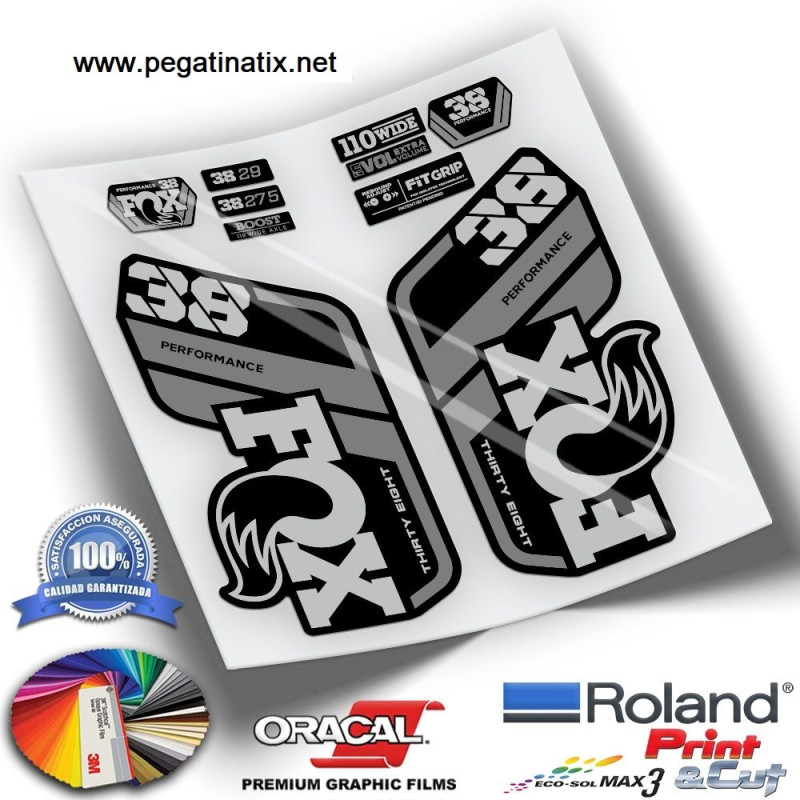 AUFKLEBER FOX 38 PERFORMANCE 2021 WP332