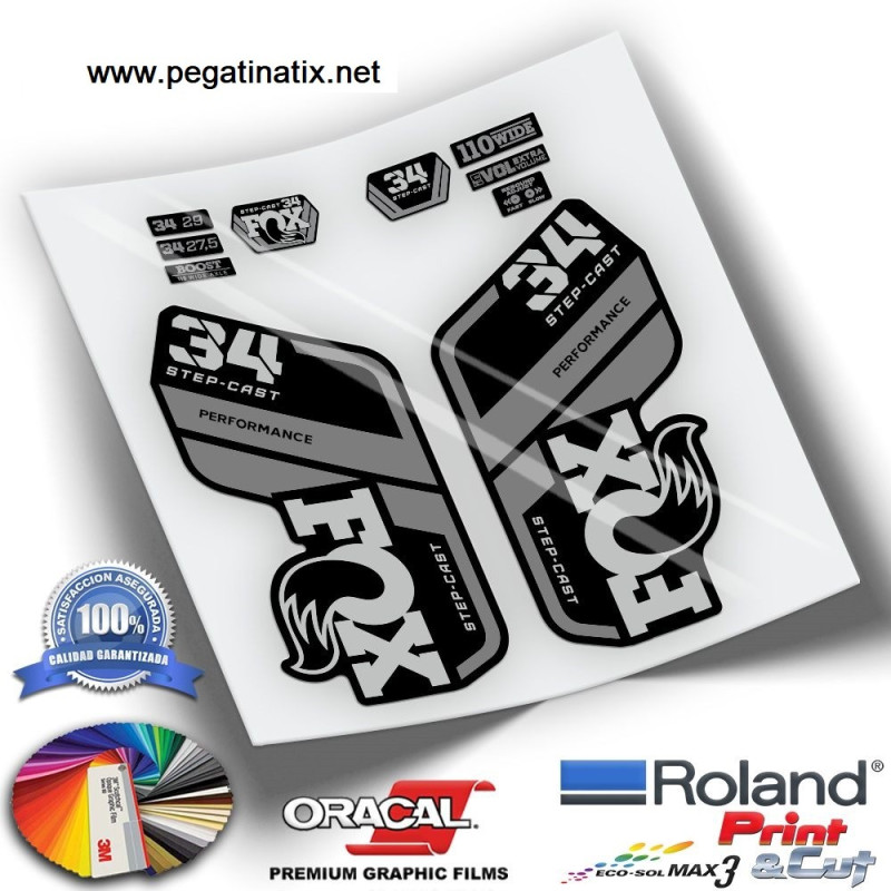 DECALS FOX 34 PERFORMANCE STEP CAST 2021 WP325