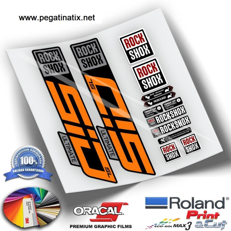 ADESIVI ROCKSHOX SID ULTIMATE SL BICOLOR WP337