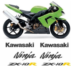 ADHESIVOS KIT KAWASAKI ZX-10R Ninja YEAR 2004-2005