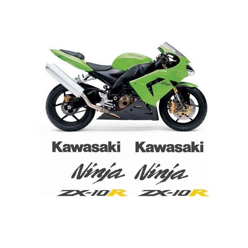 ADHESIVOS KIT KAWASAKI ZX-10R Ninja YEAR 2004-2005