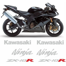 STICKERS KIT KAWASAKI ZX-10R Ninja YEAR 2004-2005