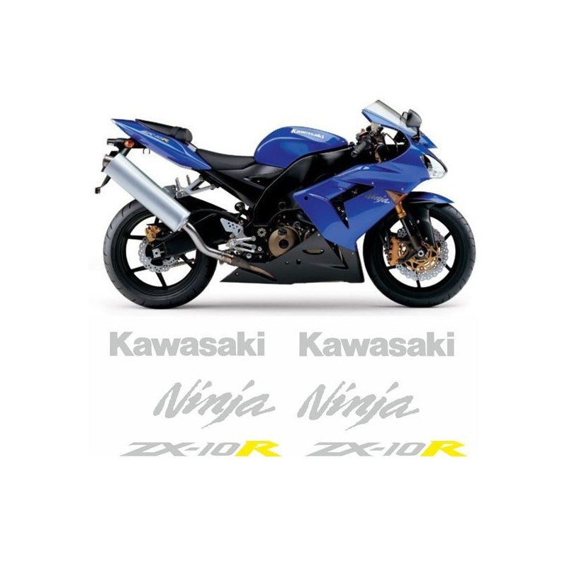 ADHESIVOS KIT KAWASAKI ZX-10R Ninja YEAR 2004-2005