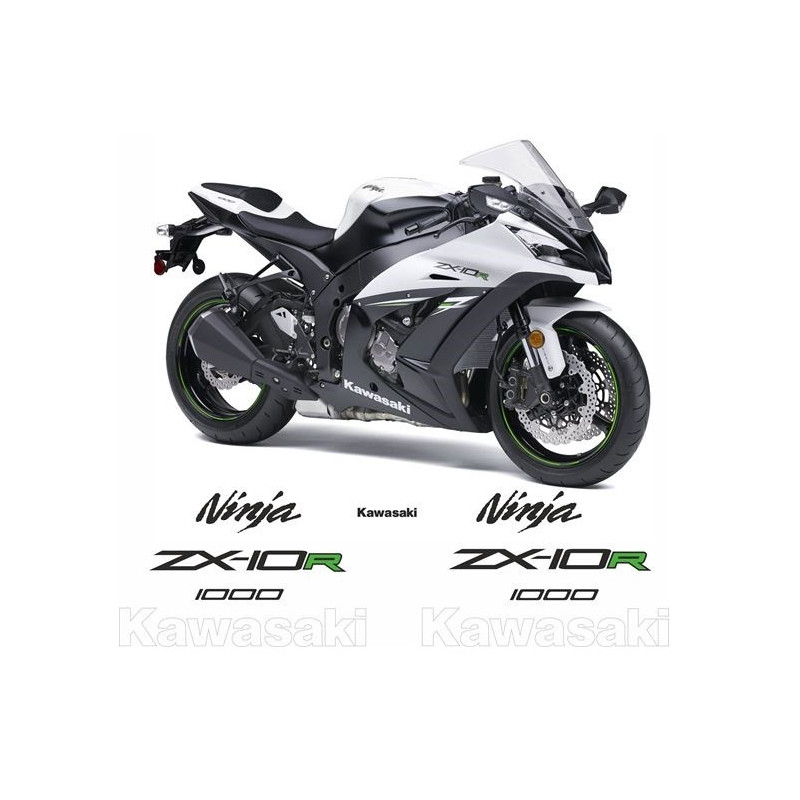 AUTOCOLLANT KIT KAWASAKI ZX-10R NINJA YEAR 2014