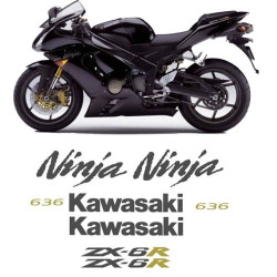 STICKERS KIT KAWASAKI ZX-10R Ninja YEAR 2005-2006