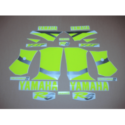 YAMAHA YZF R6 YAMAHA YEAR 1999-2002 NEON YELLOW ADESIVOS