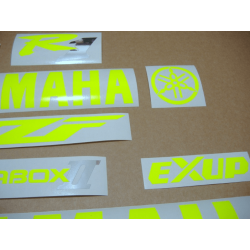 YAMAHA YZF R1 YEAR 1998-2001 NEON YELLOW ADHESIVOS