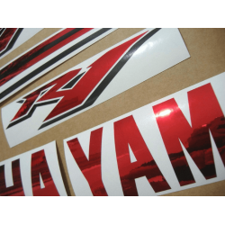 YAMAHA YZF-R1 2009-2012 DECALS