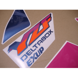 Stickers YAMAHA YZF 750R YEAR 1993 WHITE/PINK/BLUE