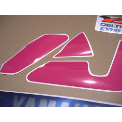ADESIVO YAMAHA YZF 750R YEAR 1993 WHITE/PINK/BLUE
