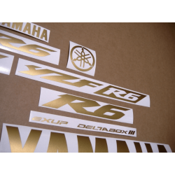 YAMAHA YZF-R6 YEAR 2003-2009 MATTE GOLD
