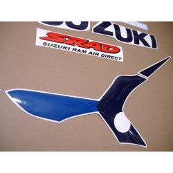 Adhesivo SUZUKI TL 1000R AÑO 2000 - WHITE BLUE