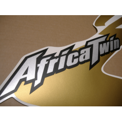 HONDA XRV 750 AFRICA TWIN 2003 - BLACK/GOLD ADHESIVOS