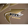HONDA XRV 750 AFRICA TWIN 2003 - BLACK/GOLD DECALS
