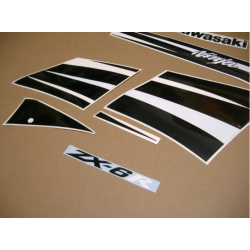 STICKER SET KAWASAKI ZX-6R YEAR 2008 GREEN