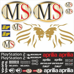 Aprilia MS Sponsor MotoGP AUFKLEBER