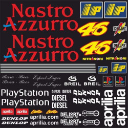 Aprilia Nastro Azzurro motoGP AUTOCOLLANT