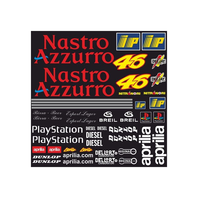 Aprilia Nastro Azzurro motoGP ADESIVI